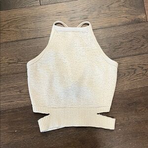 Cult Gaia Nan top knit small off white